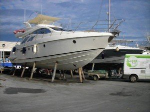 decapage antifouling vedette